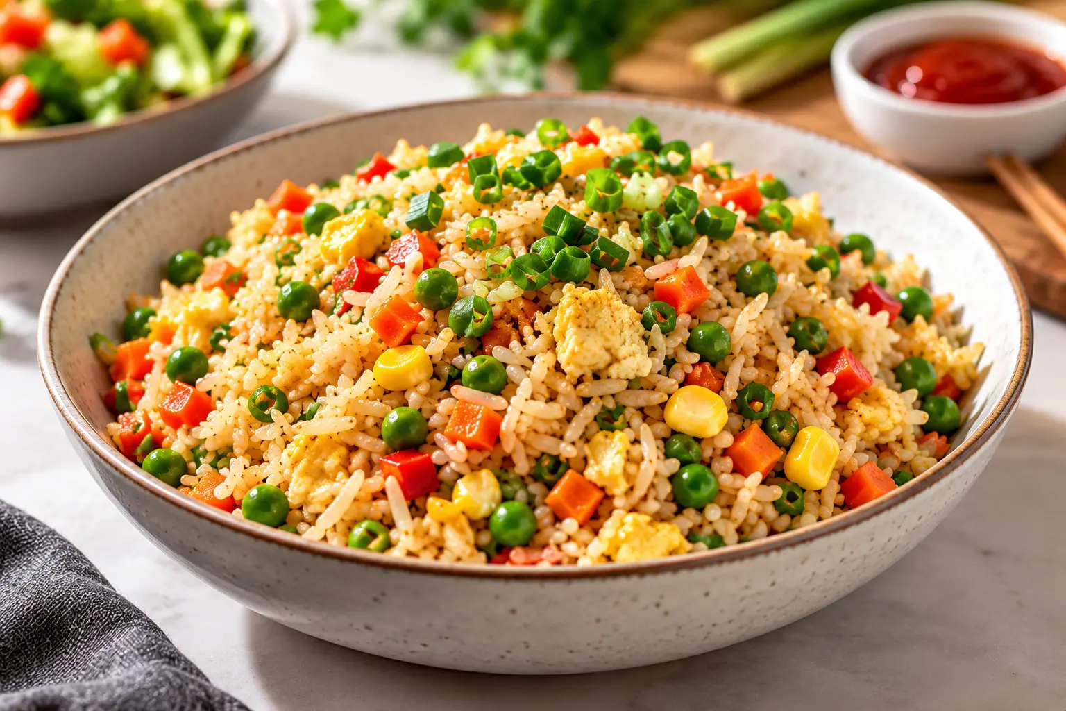 Simple Vegetable Fried Rice recipe