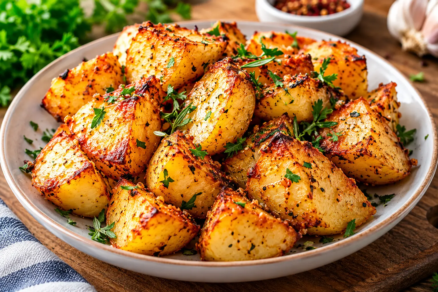 Golden Oven-Roasted Potatoes recipe