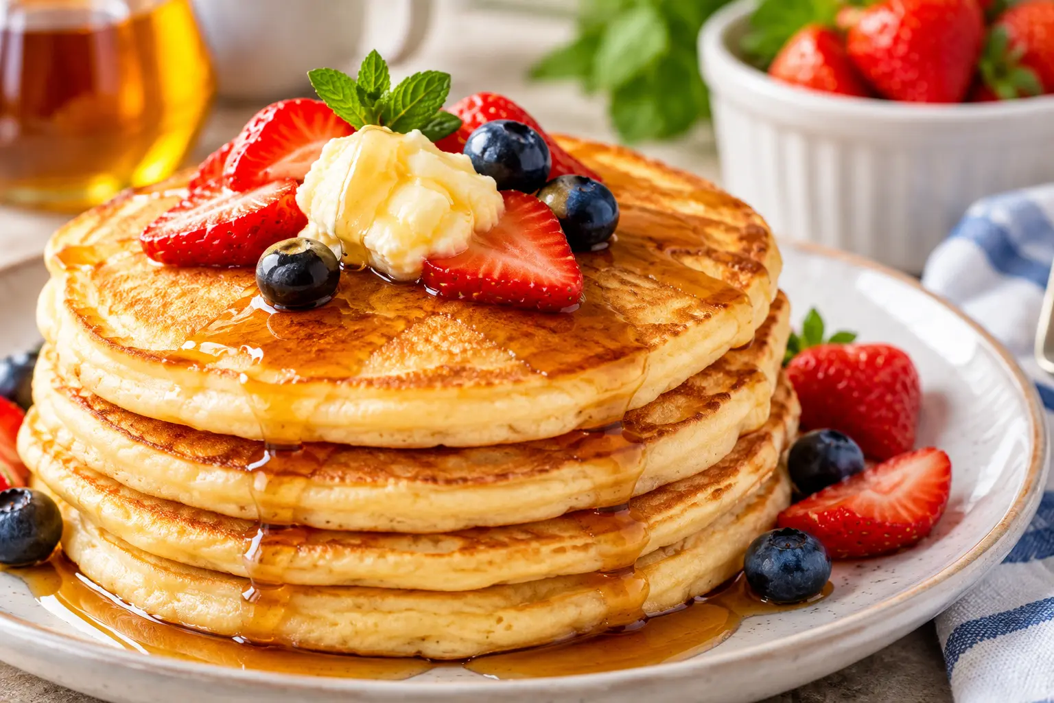 Fluffy Pancakes from Scratch recipe